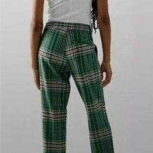 Free People Plaid Pants sz 2